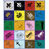 Custom Printed Color Handkerchiefs (Dozen) (200 by 200)