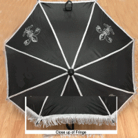 Silver Decoration on a Black Umbrella (200 by 200)