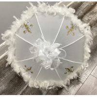 Gold Decoration on a White Umbrella (200 by 200)