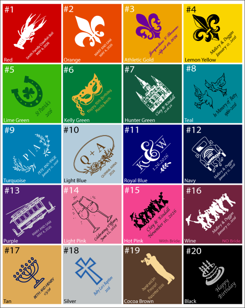 Custom Printed Color Handkerchiefs (Dozen) (480 by 602)